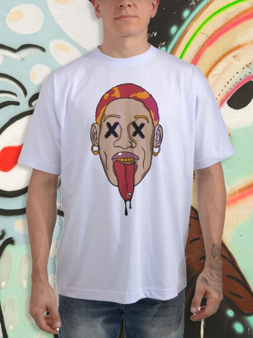 camiseta-Dennis-Rodman-streetwear-legends-alleyoop-branca