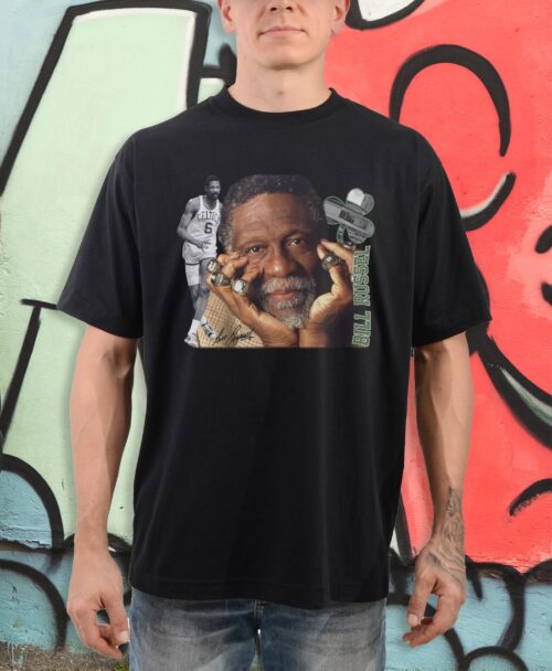 camiseta-Bill-Russell-legends-alleyoop-preta